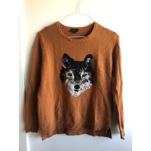 Vintage TopShop Wolf Sweater